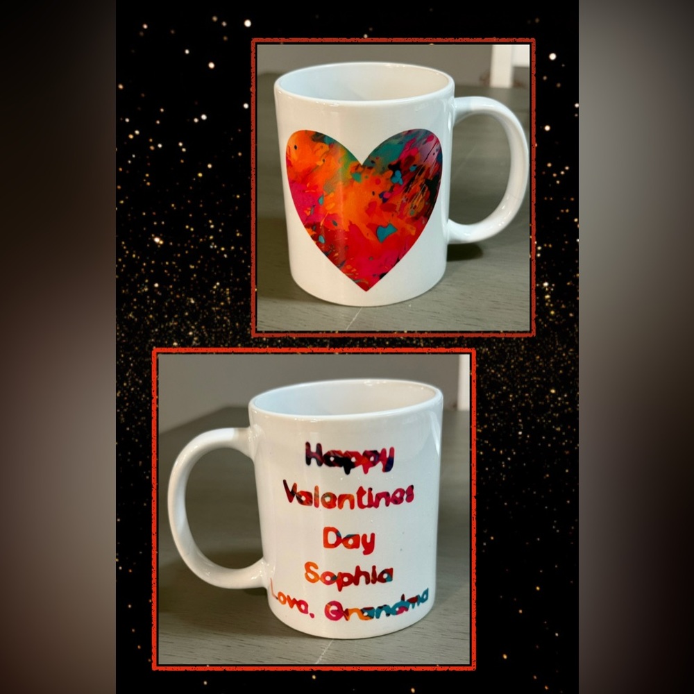 Colorful Heart Mug
